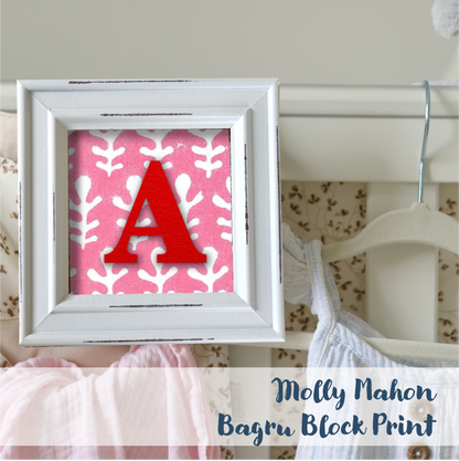 White Frame - Block Print