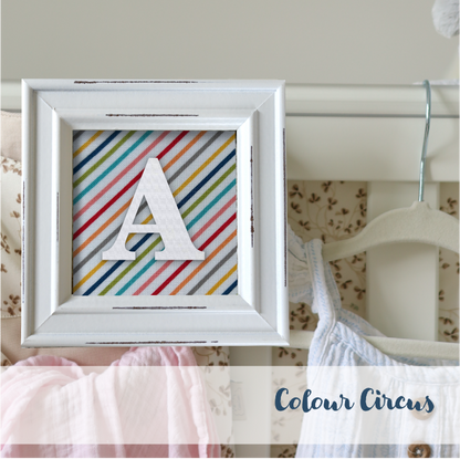 White Frame - Stripes