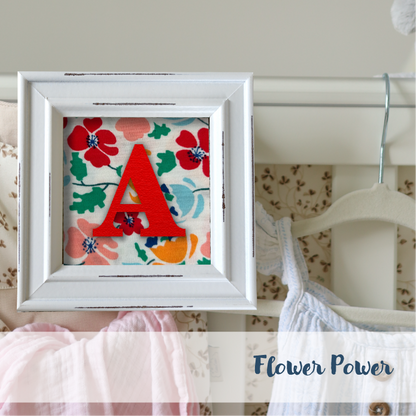 White Frame -Floral
