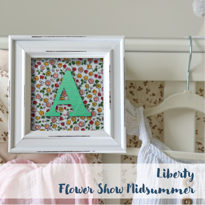 White Frame -Floral