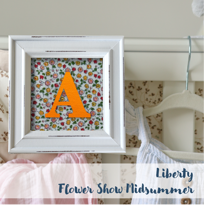 White Frame -Floral