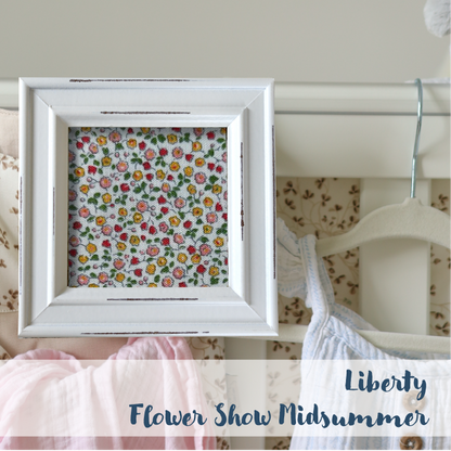 White Frame -Floral