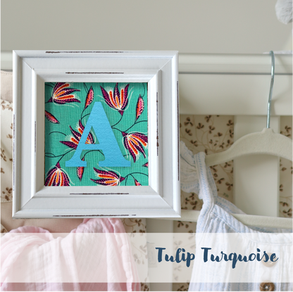White Frame -Floral
