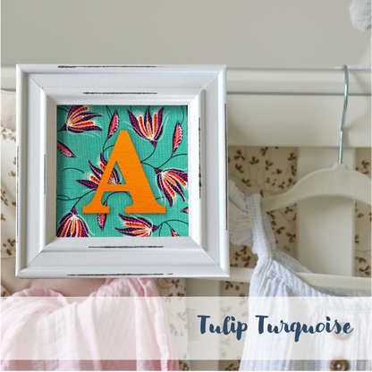 White Frame -Floral