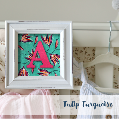 White Frame -Floral