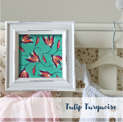 White Frame -Floral