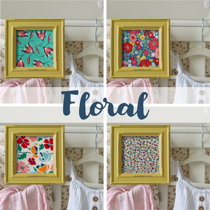Yellow Frame - Floral