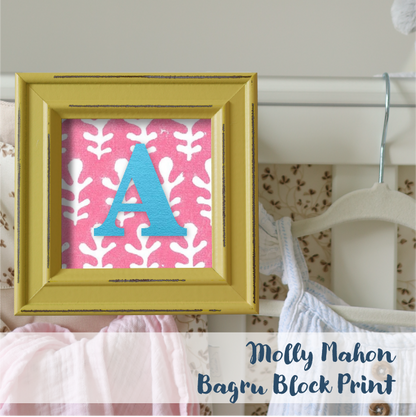 Yellow Frame - Block Print