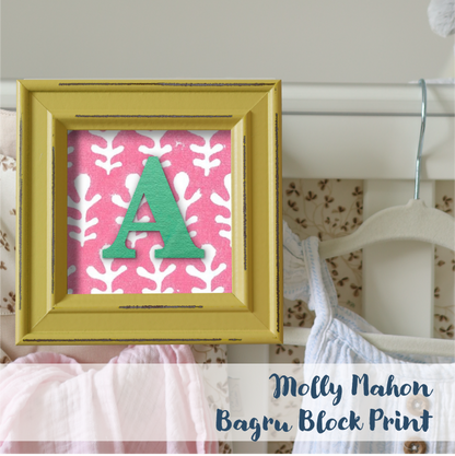 Yellow Frame - Block Print