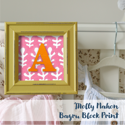 Yellow Frame - Block Print