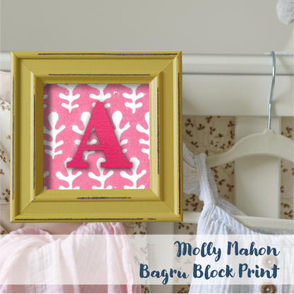 Yellow Frame - Block Print