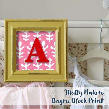Yellow Frame - Block Print