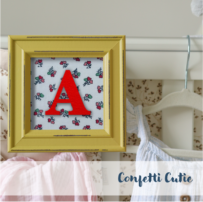 Yellow Frame - Floral