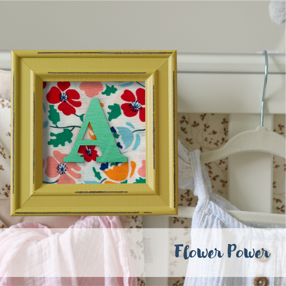 Yellow Frame - Floral