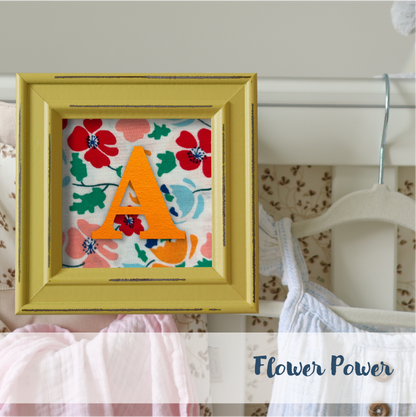 Yellow Frame - Floral