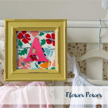 Yellow Frame - Floral