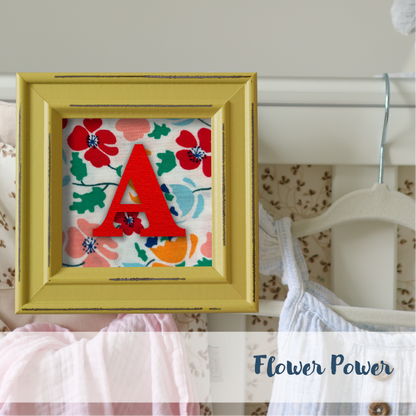 Yellow Frame - Floral