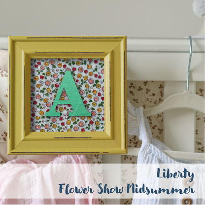 Yellow Frame - Floral